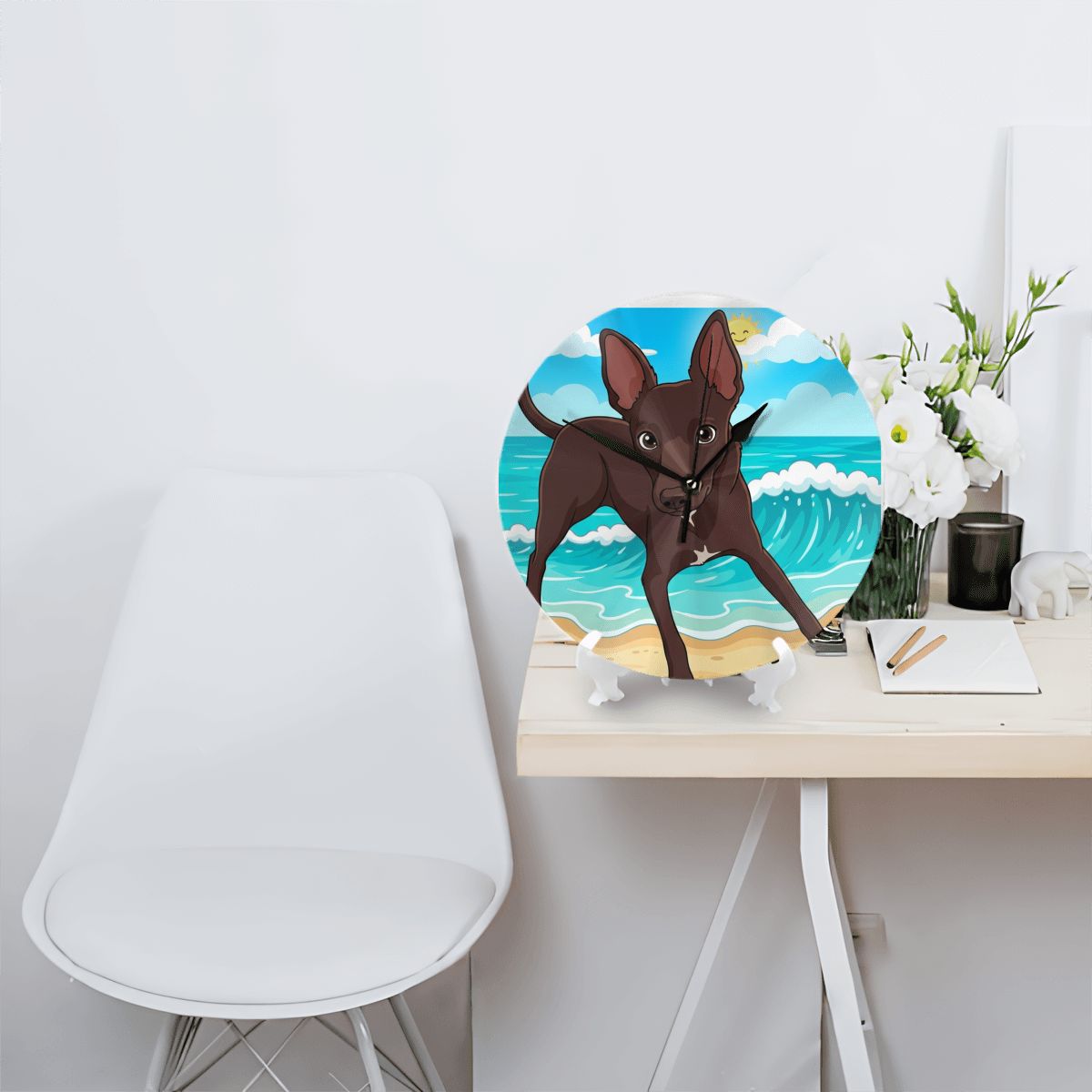 Orologio da Parete Personalizzato in PVC con Supporto – Stile Unico per Ogni Ambiente
