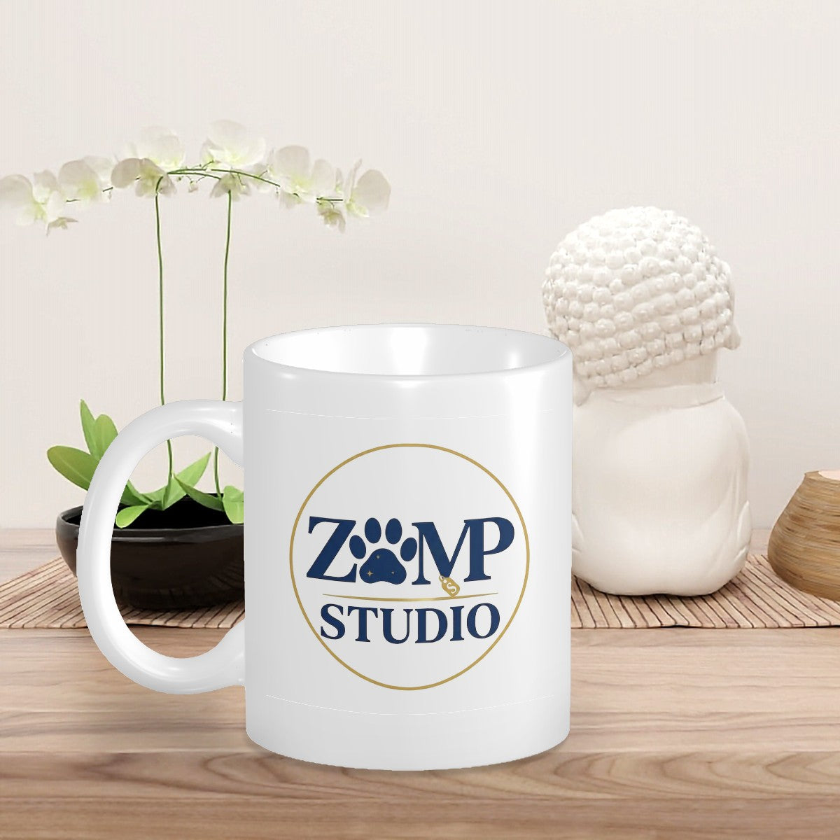 Tazza in ceramica personalizzata con foto del pet, 11 oz