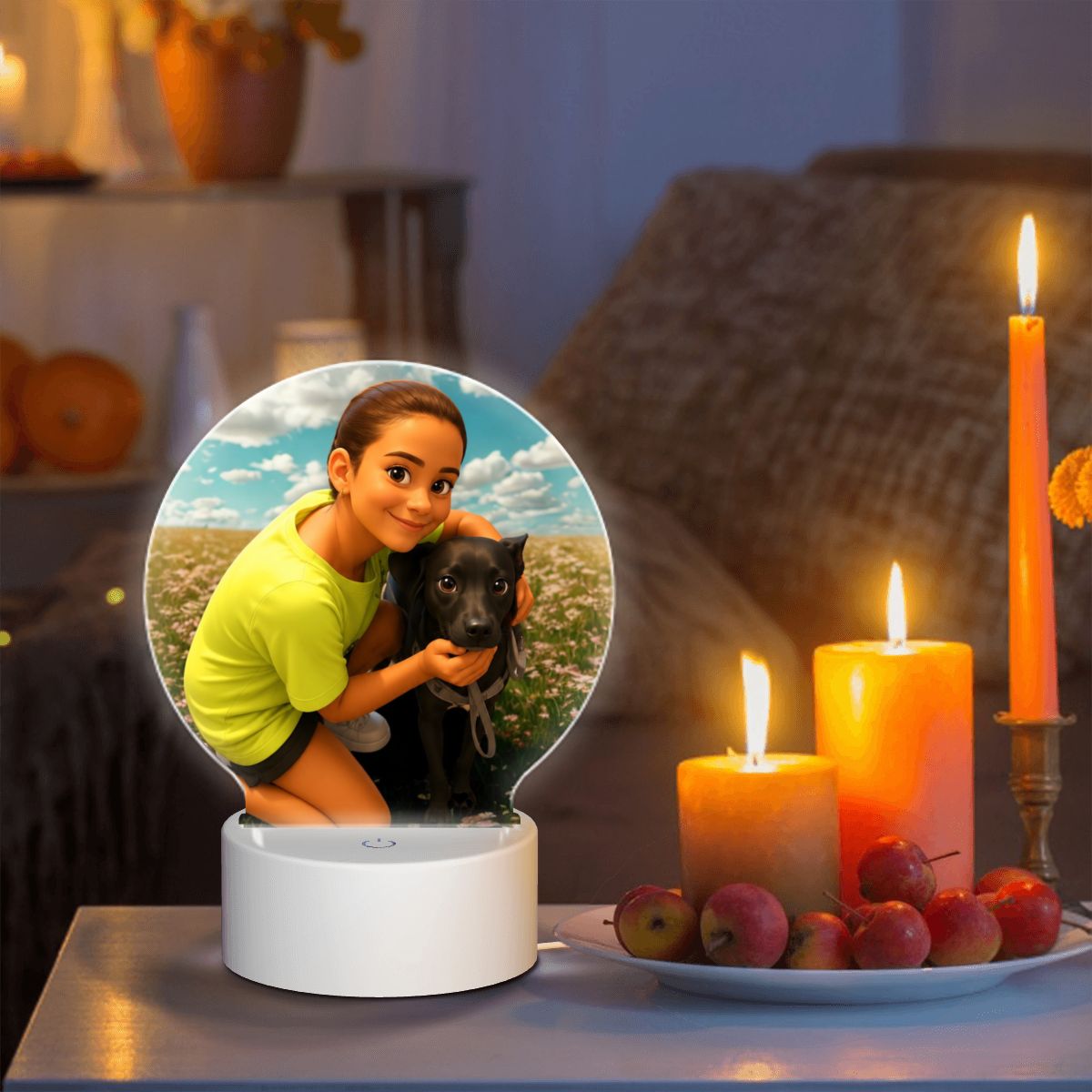 Luce Notturna Acrilica Personalizzata con Foto – Il Regalo Perfetto