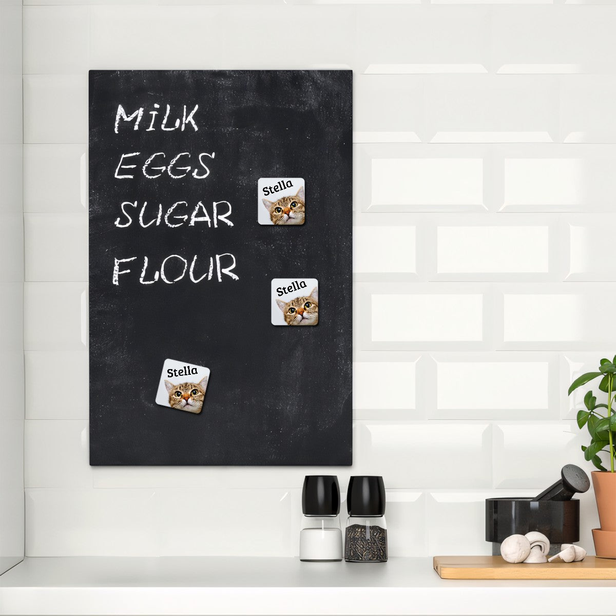 Magnete da frigo personalizzato con foto del pet