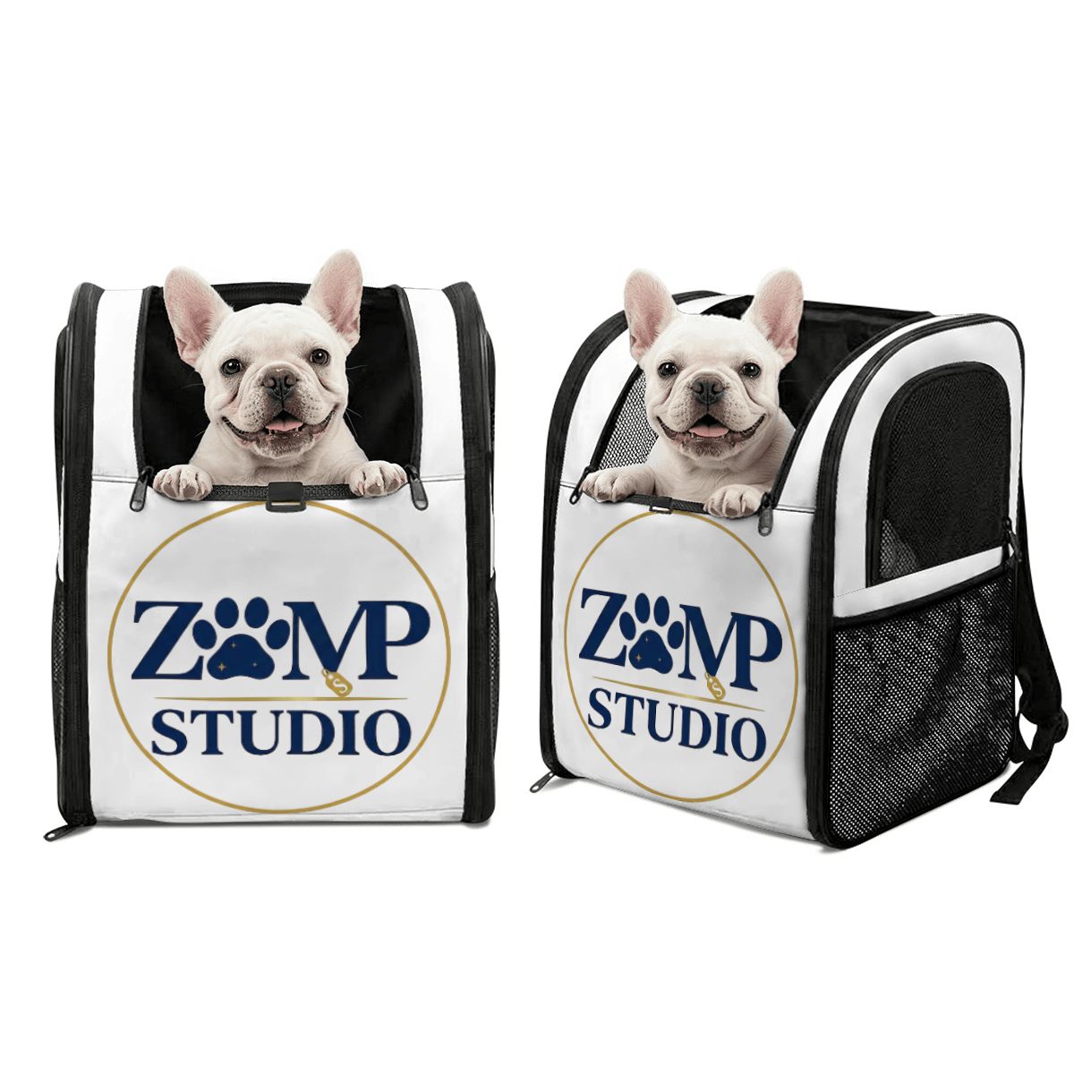 Zaino Trasportino Personalizzato per Animali – Ventilato e Confortevole