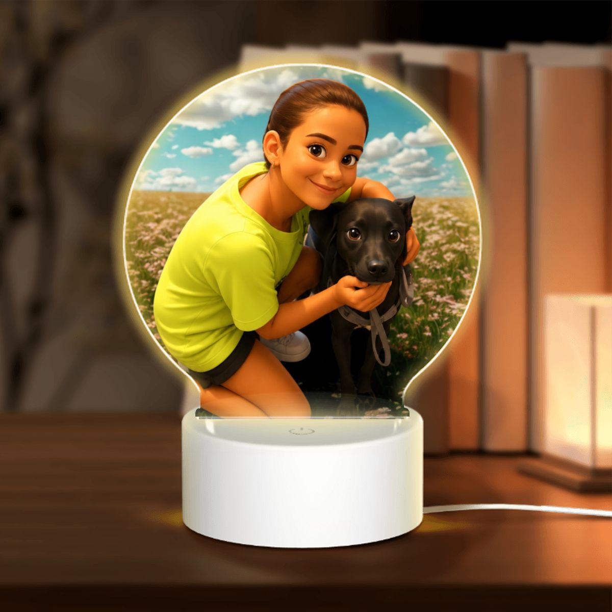 Luce Notturna Acrilica Personalizzata con Foto – Il Regalo Perfetto